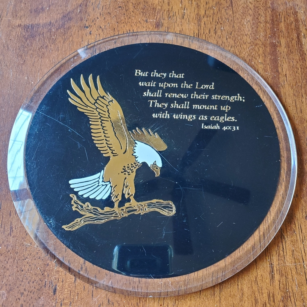 Isaiah 40:31 They That Wait Upon the Lord Decorative Eagle Plate